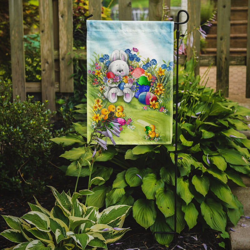 Load image into Gallery viewer, Easter Bunny and Eggs Garden Flag - Outdoor Decorative Yard Flag

