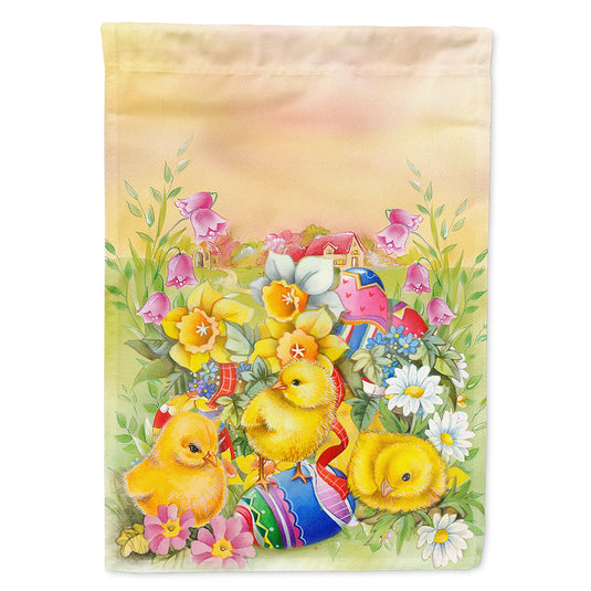 Easter Chicks and Eggs Flag Canvas House Size