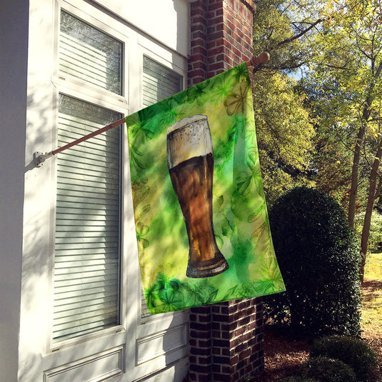 Irish Beer Dark Flag Canvas House Size
