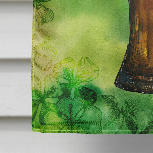 Irish Beer Dark Flag Canvas House Size