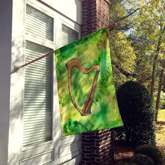 Irish Harp Flag Canvas House Size