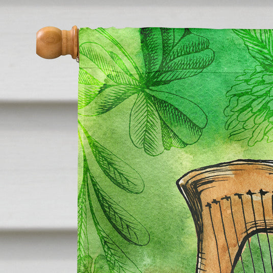 Irish Harp Flag Canvas House Size
