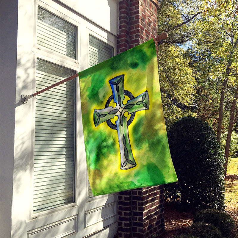 Load image into Gallery viewer, Irish Celtic Cross Flag Canvas House Size
