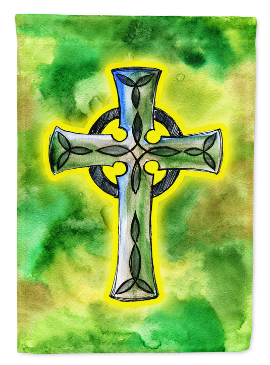 Irish Celtic Cross Flag Canvas House Size