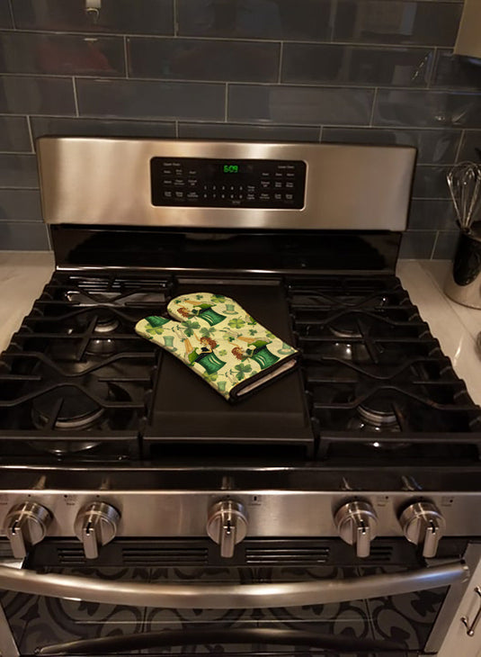 Watercolor St Patrick's Day Party Oven Mitt