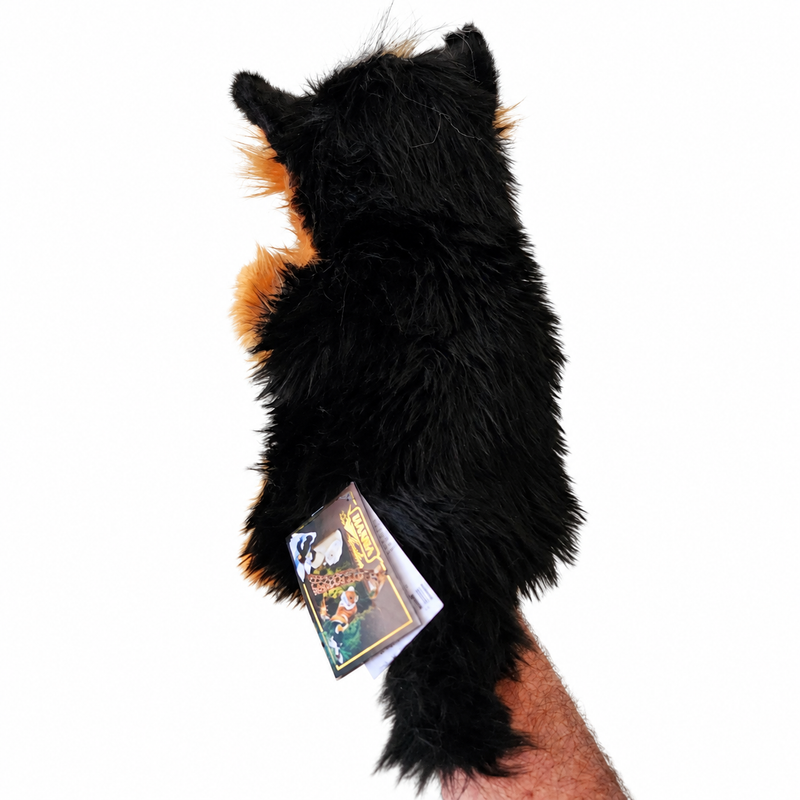 Load image into Gallery viewer, Yorkie Terrier Dog Hand Puppet Full Body by Hansa Real Look Plush Learning Toy
