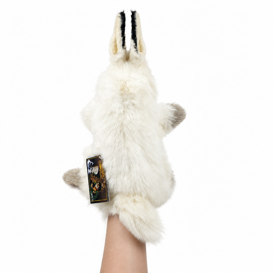 Rabbit Full Body Hand Puppet Doll Hansa Real Looking Plush Animal Learning Toy