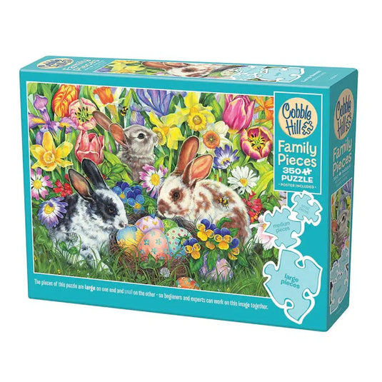 Easter Bunnies 350 Piece Family Jigsaw Puzzle Cobble Hill