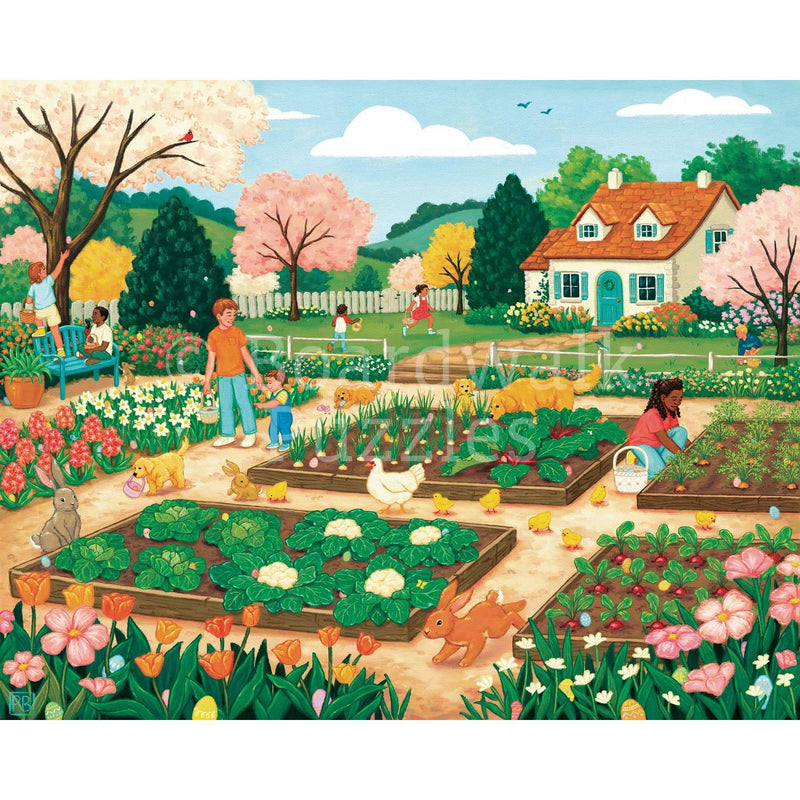 Load image into Gallery viewer, Easter Egg Hunt 500 Piece Jigsaw Puzzle Boardwalk
