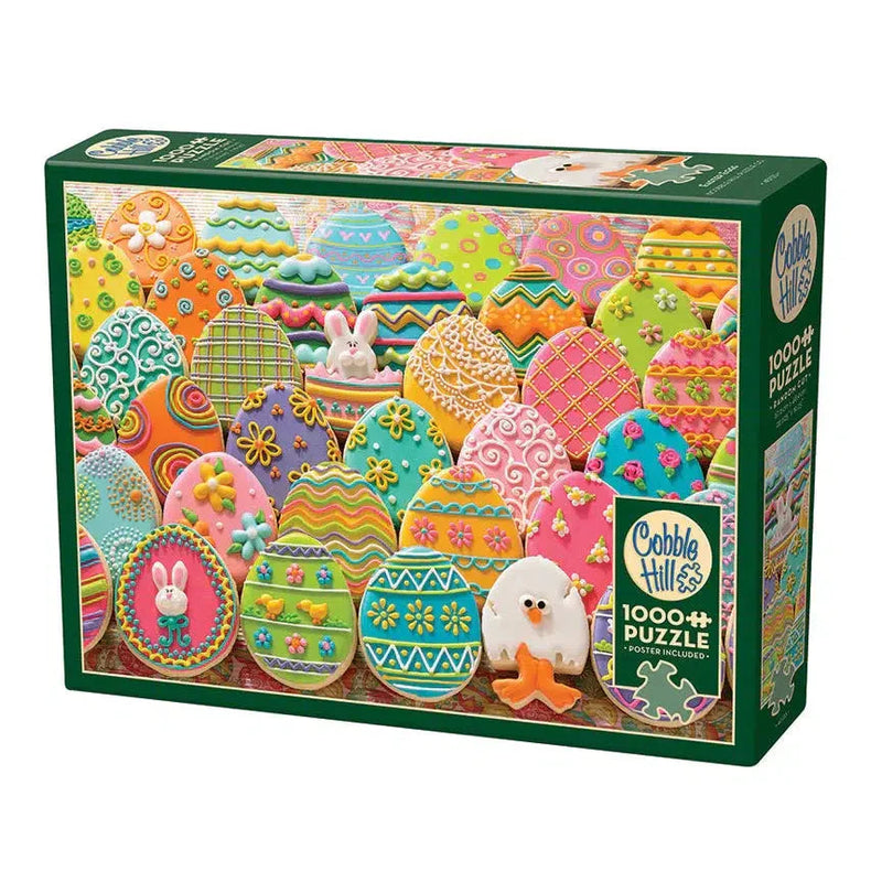 Load image into Gallery viewer, Easter Eggs 1000 Piece Jigsaw Puzzle Cobble Hill
