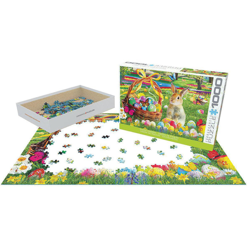 Load image into Gallery viewer, Easter Garden 1000 Piece Jigsaw Puzzle Eurographics
