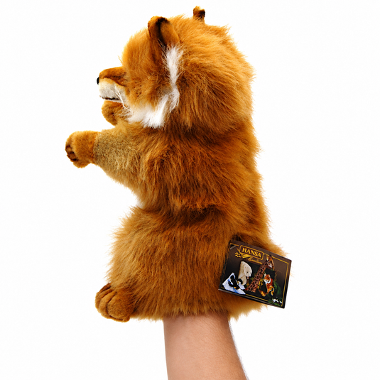 Fox Hand Puppet Full Body Doll by Hansa Real Looking Plush Animal Learning Toy