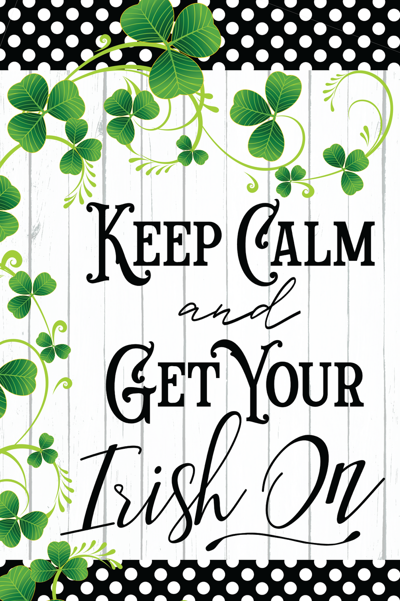 Load image into Gallery viewer, St. Patrick’s Day Garden Flag – Double-Sided Irish Designs, 12x18
