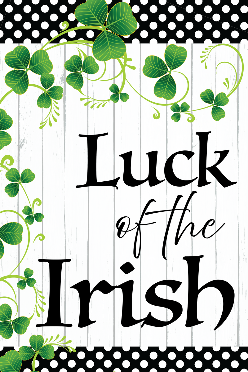 Load image into Gallery viewer, St. Patrick’s Day Garden Flag – Double-Sided Irish Designs, 12x18
