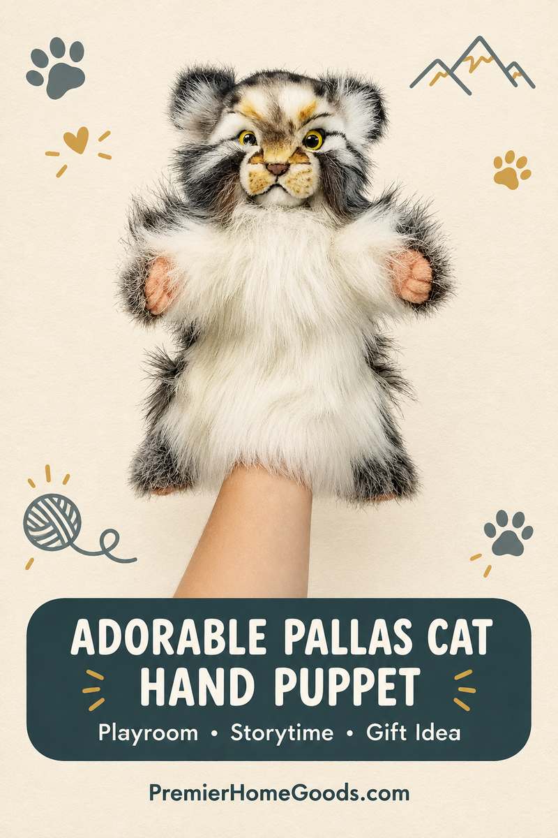 Load image into Gallery viewer, Pallas Cat Full Body Hand Puppet by Hansa Realistic Look Animal Learning Toys
