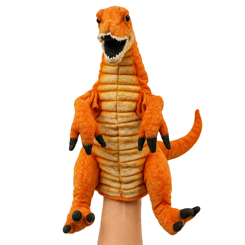 Load image into Gallery viewer, Spinosaurus Dinosaur Hand Puppet Full Body Doll Hansa Real Looking Learning Toy
