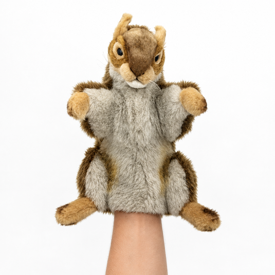 Squirrel Full Body Hand Puppet Doll Hansa Realistic Looking Plush Learning Toy