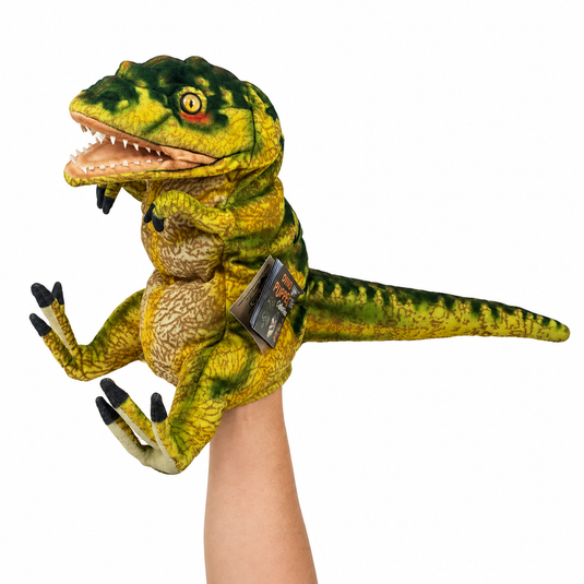T Rex Dinosaur Hand Puppet Full Body Doll Hansa Real Looking Animal Learning Toy
