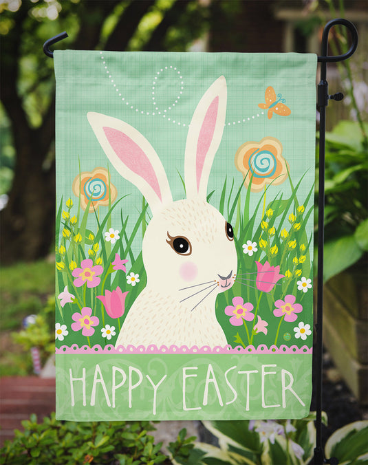 Easter Bunny Rabbit Garden Flag - Outdoor Decorative Yard Flag