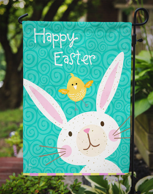 Happy Easter Rabbit Garden Flag - Outdoor Decorative Yard Flag