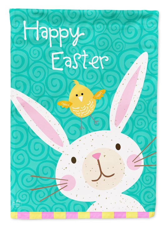 Happy Easter Rabbit Garden Flag - Outdoor Decorative Yard Flag
