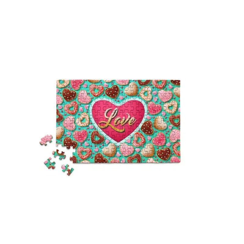Load image into Gallery viewer, Valentines Cookies 150 Piece Mini Jigsaw Puzzle Micro Puzzles
