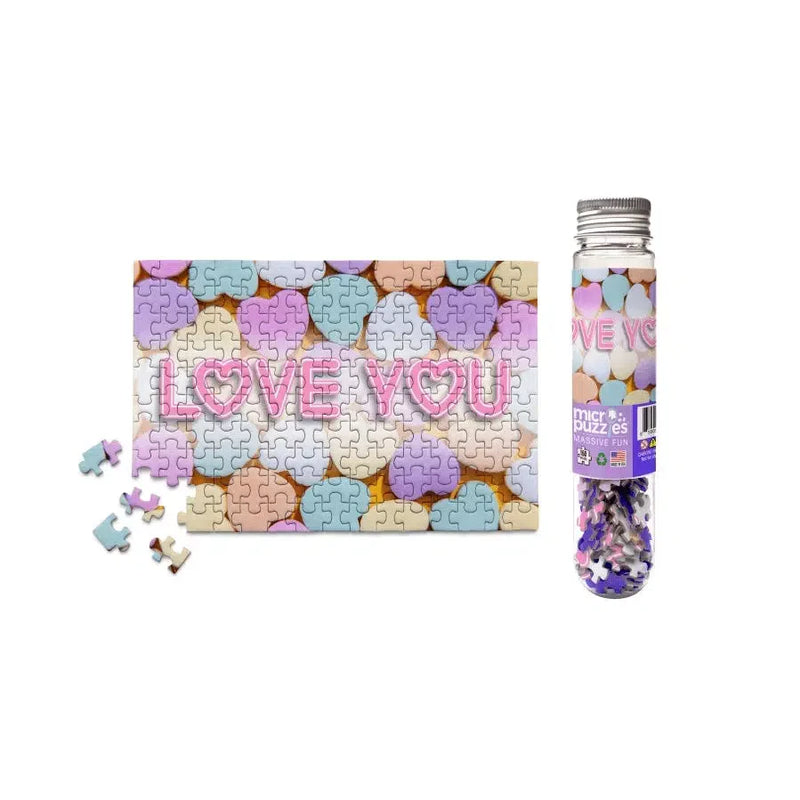 Load image into Gallery viewer, Valentines Hearts 150 Piece Mini Jigsaw Puzzle Micro Puzzles
