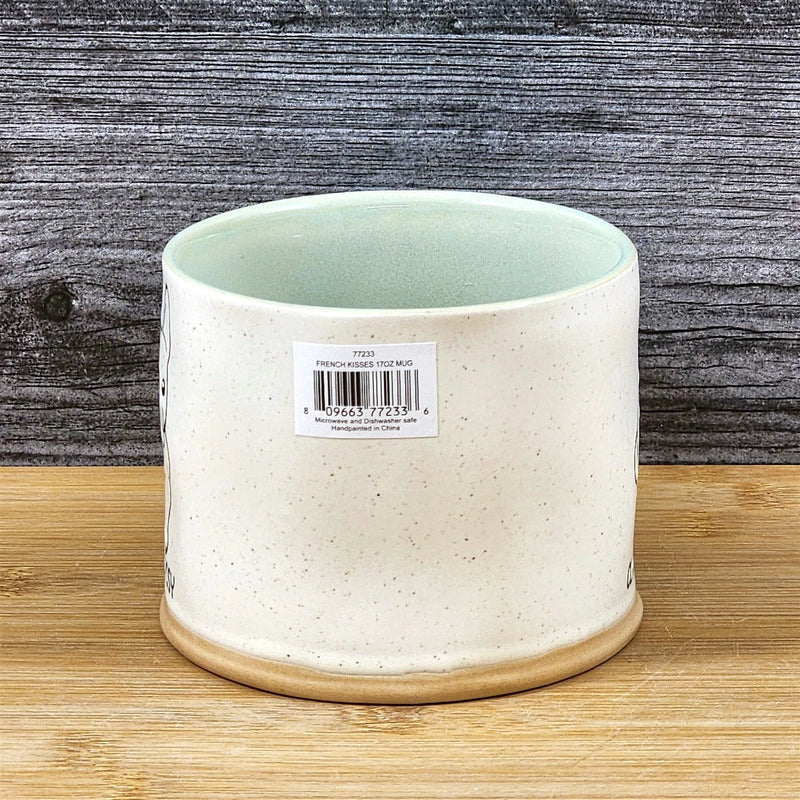 Load image into Gallery viewer, French Bulldog Coffee Tea Cup Classy Sassy Dog Mug Blue Sky Ceramic Embossed
