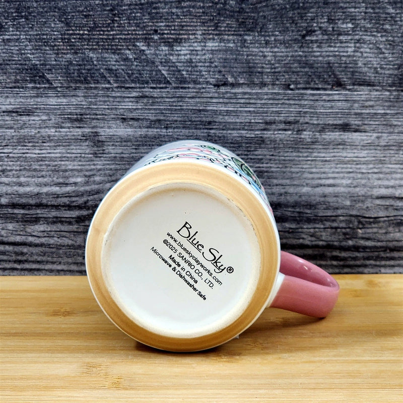 Load image into Gallery viewer, Hello Kitty Holiday Cactus Coffee Mug Ceramic Pink Tea Cup Blue Sky Embossed

