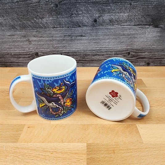 2 Hawaii Mug Whale Coffee Cup Hilo Hattie The Island Heritage Store Maui 12oz