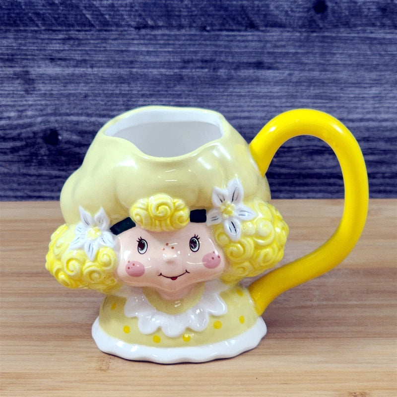 Load image into Gallery viewer, Lemon Meringue Coffee Mug 3D Ceramic Girl Face Tea Cup Blue Sky Goldminc
