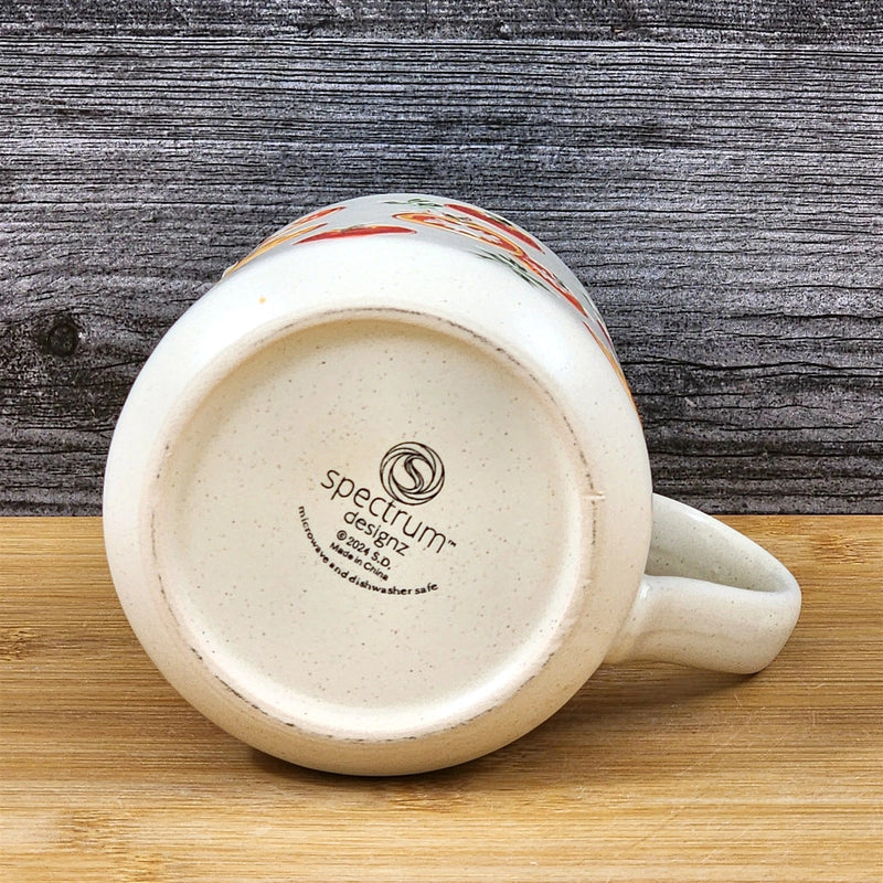 Load image into Gallery viewer, Tomato Farm Garden Coffee Mug Ceramic Tea Cup Embossed Blue Sky 18oz
