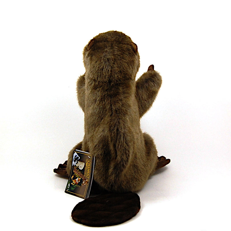Load image into Gallery viewer, Beaver Hand Puppet &amp; Book Set Animal Educational Reading Imaginative Play Hansa
