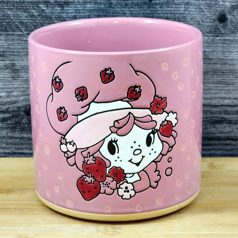 Load image into Gallery viewer, Strawberry Shortcake Planter Ceramic Utensil Holder Succulent Pot Blue Sky 5in
