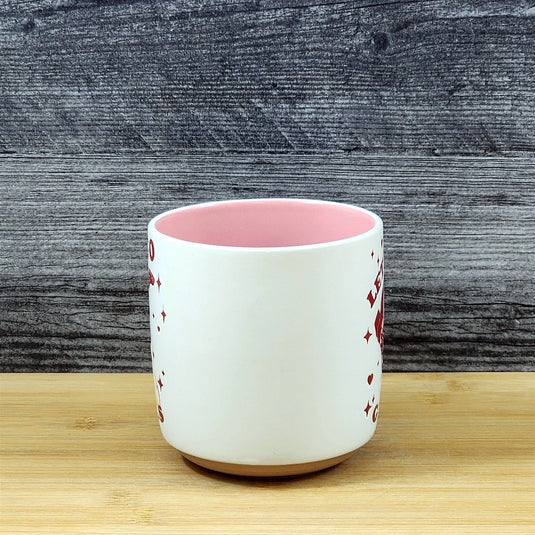 Country Western Coffee Mug Pink Southwest Cowgirl Ceramic Tea Cup Blue Sky 18oz