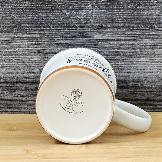 Religious Coffee Mug Mathew 19:26 Inspirational Tea Cup Ceramic Blue Sky 18oz