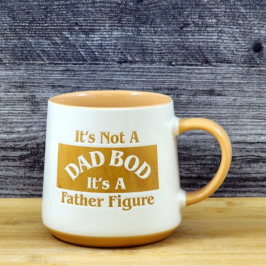 Inspirational Saying Dad Coffee Mug Father Embossed Ceramic Cup Blue Sky 20oz