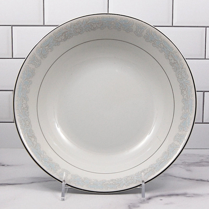 Load image into Gallery viewer, Bluedale Vegetable Bowl Round Ceramic 9" Blue &amp; White Flowers Fine China Japan
