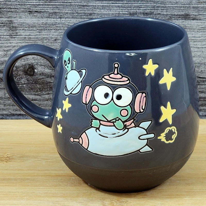 Load image into Gallery viewer, Hello Kitty Keroppi Space Mug Ceramic Holiday Coffee Tea Cup 21oz Blue Sky
