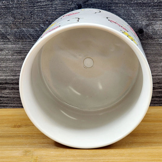 Hello Kitty Planter Utensil Organizer Succulent Plant Ceramic Blue Sky 6.5in