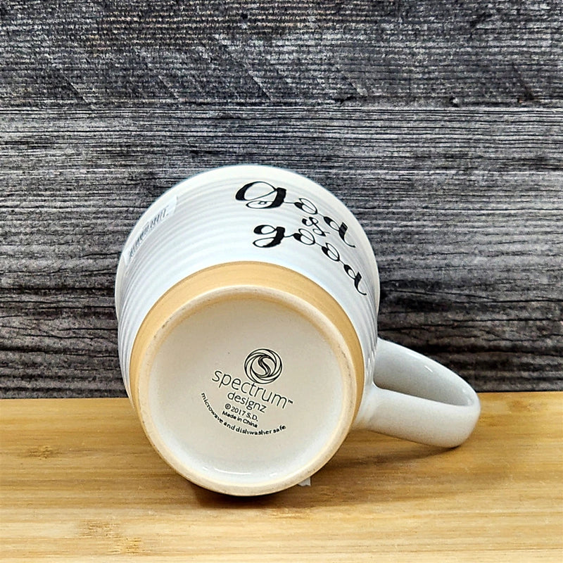 Load image into Gallery viewer, Religious Coffee Mug Inspiration Saying Tea Cup Ceramic Embossed Blue Sky 18oz
