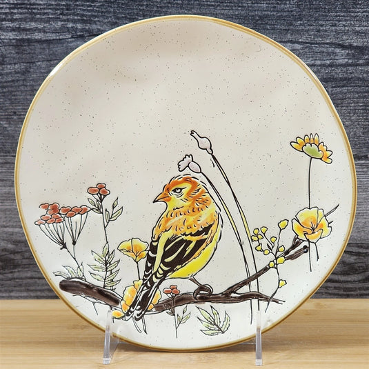 Wildflower Bird Salad Plate 8