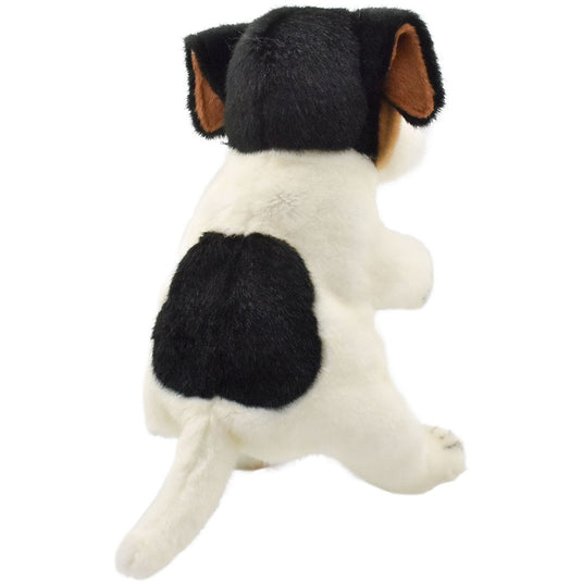 Jack Russell Dog Puppet True to Life Look Soft Plush Animal Learning Toys