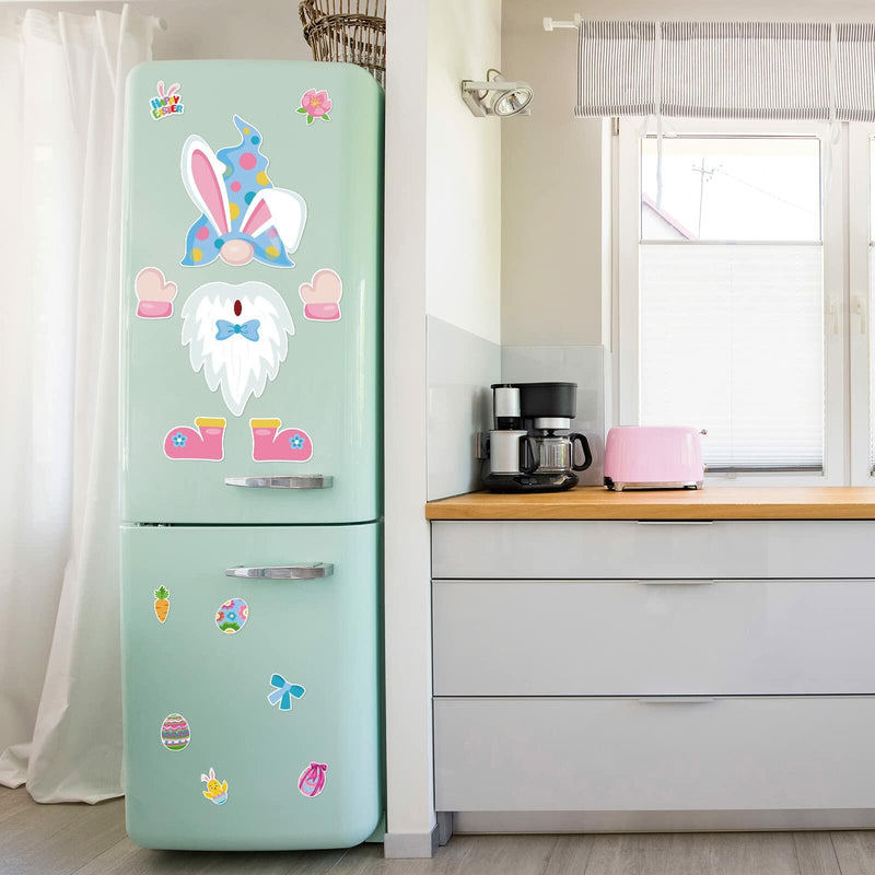 Load image into Gallery viewer, 14pcs Easter Gnomes Refrigerator Magnets Multicolor Holiday Set

