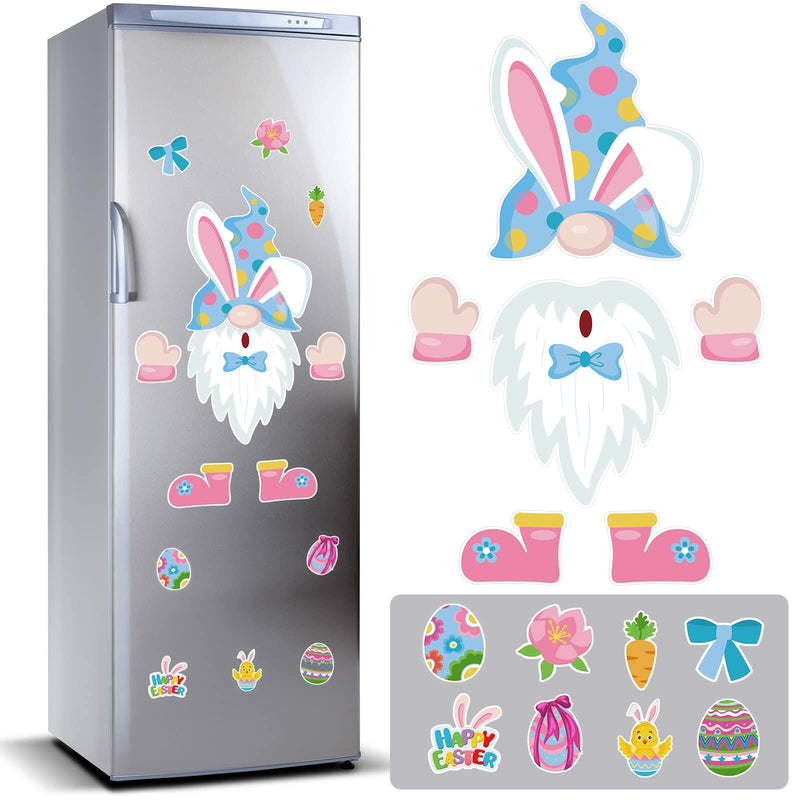 Load image into Gallery viewer, 14pcs Easter Gnomes Refrigerator Magnets Multicolor Holiday Set
