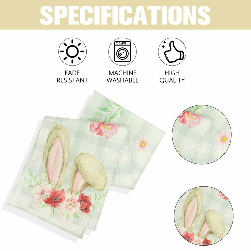 Load image into Gallery viewer, Easter Table Runner Pastel Pink Floral Boho 13x72 Inch

