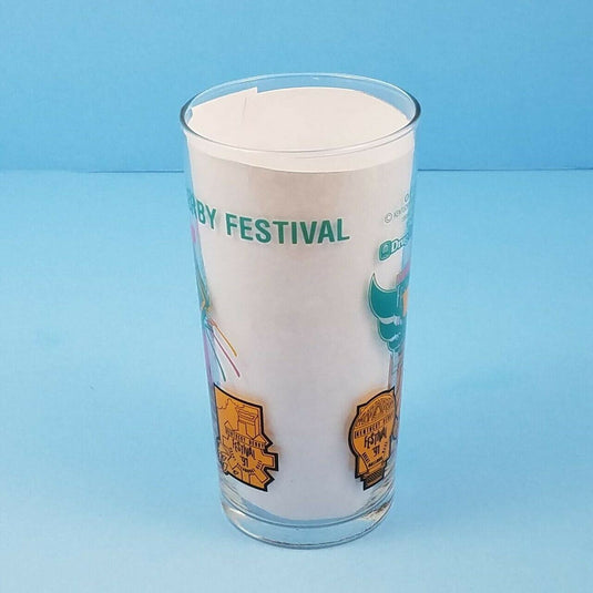 Kentucky Derby Festival 1991 Pegasus Mint Julep Beverage Drinking Glass 12 oz