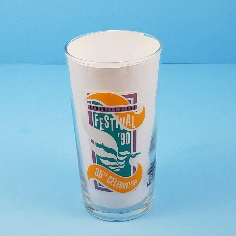 Load image into Gallery viewer, Kentucky Derby Festival 1990 Pegasus Mint Julep Beverage Drinking Glass 12 oz
