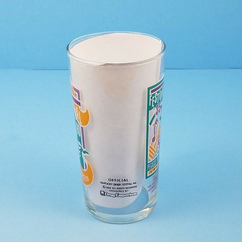 Load image into Gallery viewer, Kentucky Derby Festival 1990 Pegasus Mint Julep Beverage Drinking Glass 12 oz
