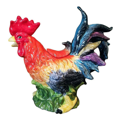 Rooster Teapot Farm Animal Home Kitchen Collectable Decorative Décor Goldminc